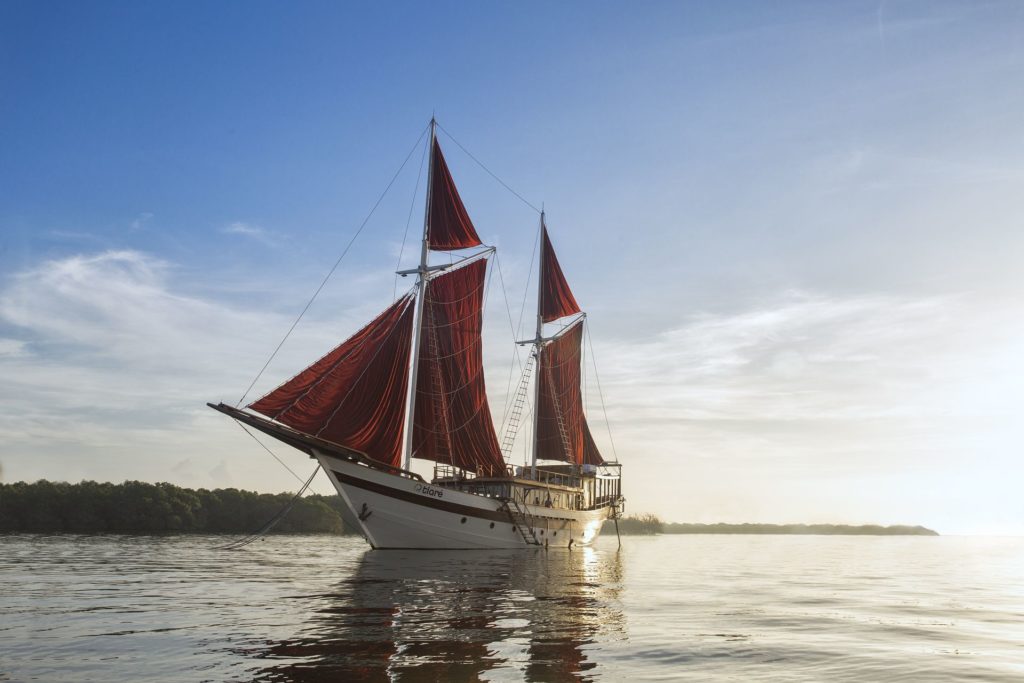 Tiare, one of the modern Phinisi as a liveaboard